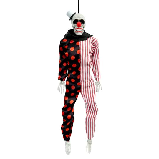 16" Hanging Clown Skeleton by Ashland®